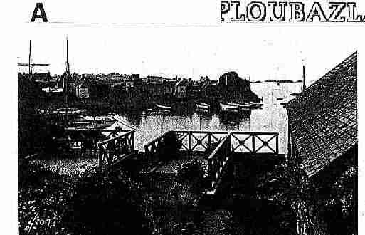 Ville de PLOUBAZLANEC Carte postale ancienne Ville de PLOUBAZLANEC Carte postale ancienne